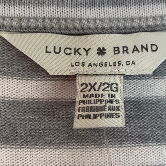 NWT Lucky Brand Sleeveless Gray Maxi Dress 2X - Picture 5 of 8